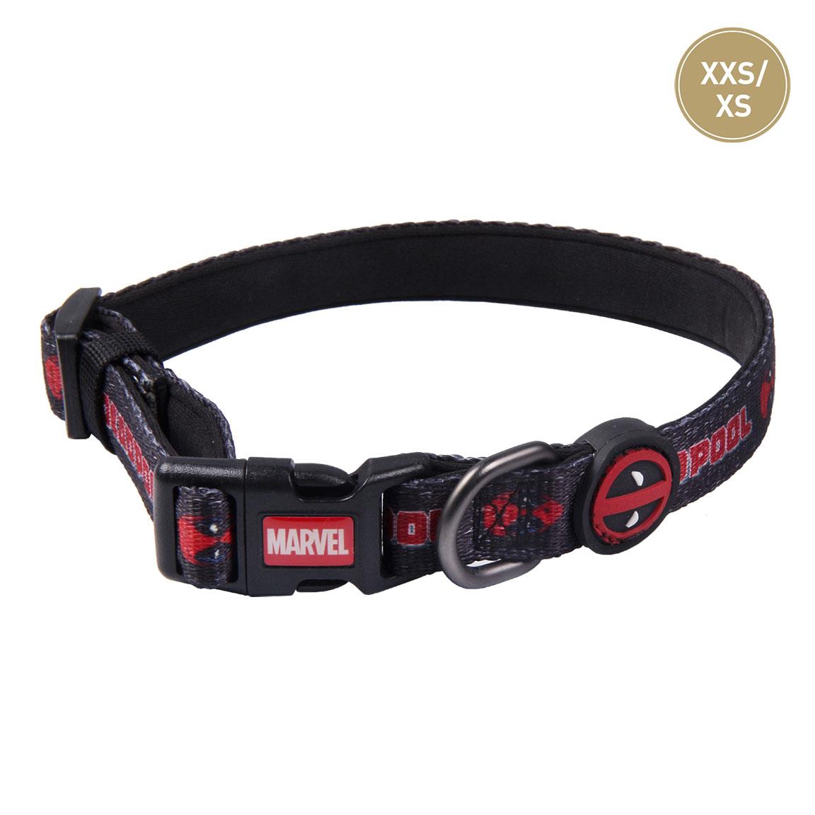 Deadpool Dog Collar Premium Xxs/Xs