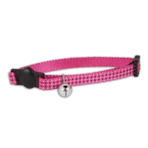 Petmate Adjustable Collar Dots Pink