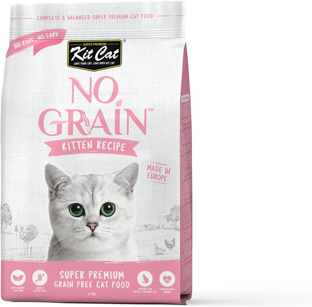 Kit Cat No Grain Super Premium Cat Food Kitten Recipe 1Kg