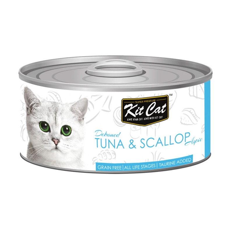 Kit Cat-Tin-Tuna & Scallop 80G
