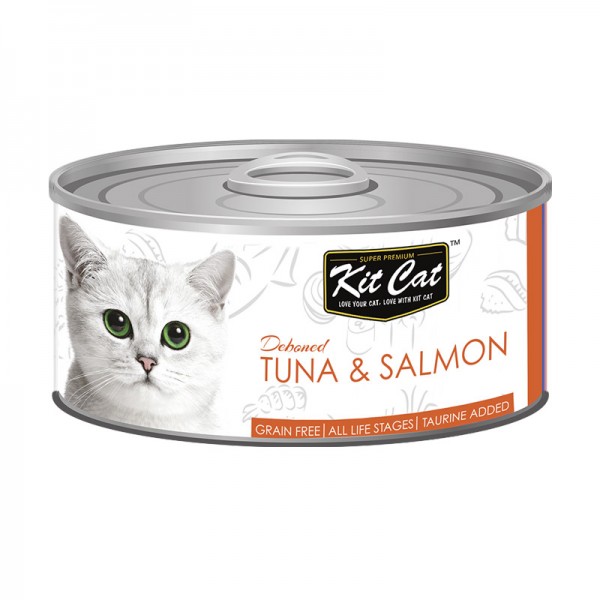 Kit Cat-Tin-Tuna & Salmon 80G