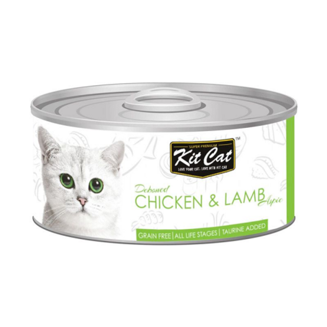 Kit Cat-Tin-Chicken & Lamb 80G