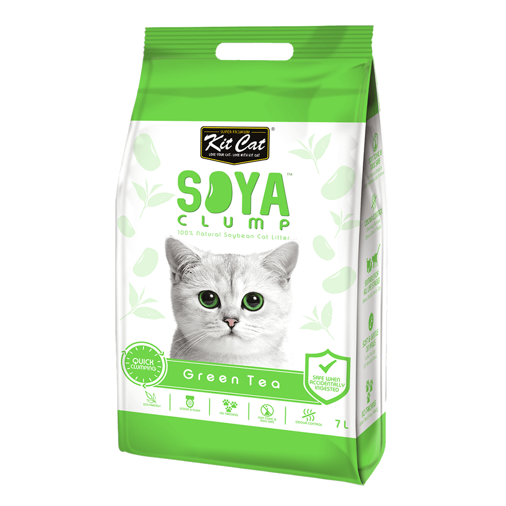 Kit Cat Soyaclump Soybean Litter G Tea 7L