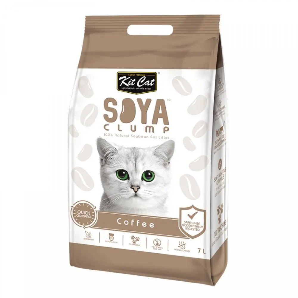 Kit Cat Soyaclump Soyabean Litter Coffee 7L