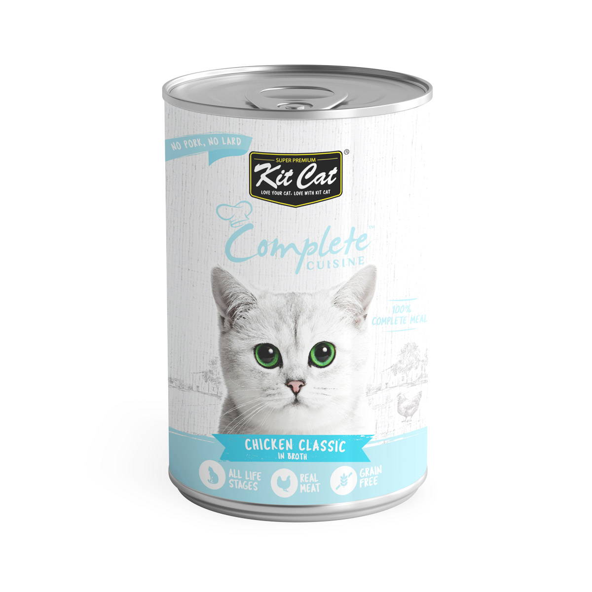 Kit Cat Complete Cuisine Chicken Classic In Broth 150G
