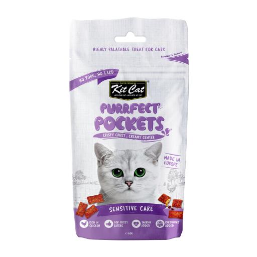 Kit Cat Purrfect Pockets - Sensitive Care 60G
