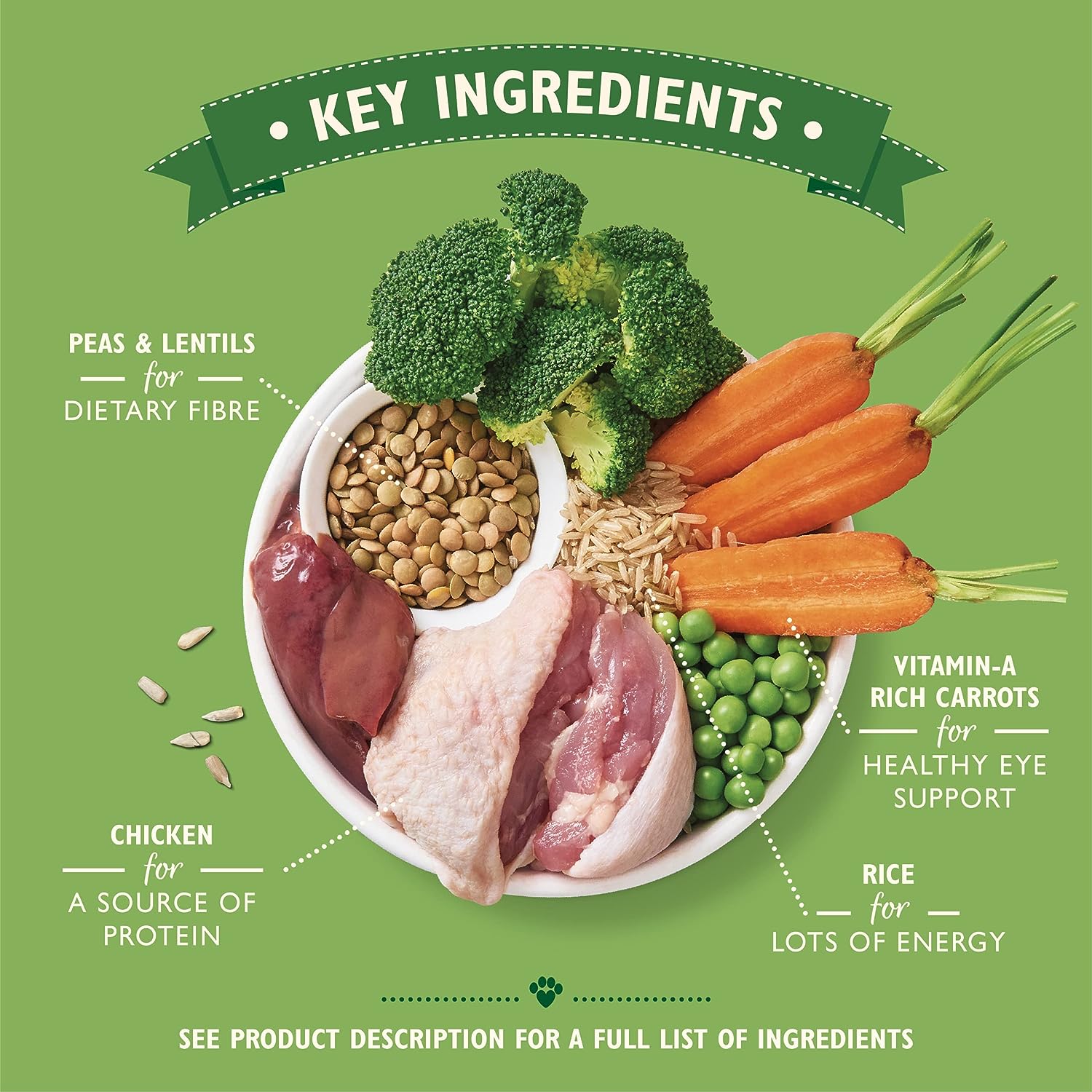 Lily&#039;s Kitchen Organic Chicken Bake with Vegetable & Herb Adult Dry Dog Food (2.5Kg)