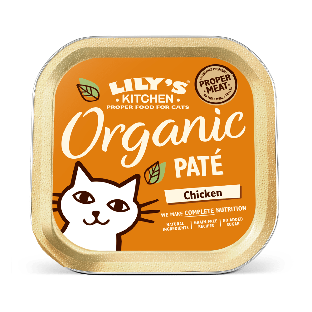 Lily&#039;s Kitchen Organic Chicken Dinner Wet Cat Food (85g)