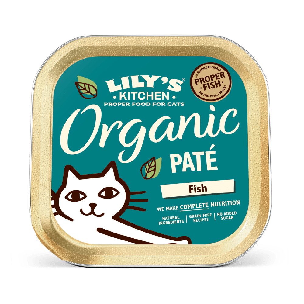 Lily&#039;s Kitchen Organic Fish Dinner Wet Cat Food (85g)