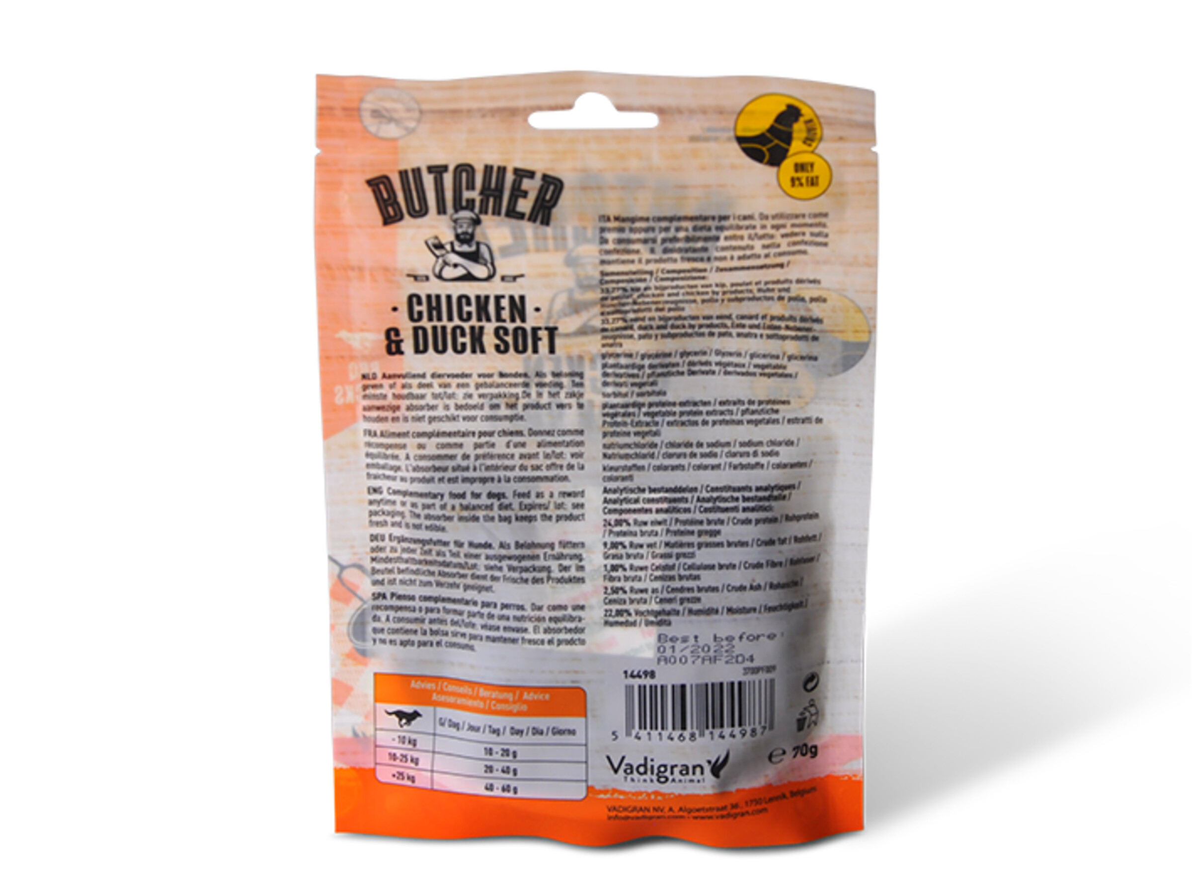 Vadigran Butcher Chicken & Duck Soft 70g MINI