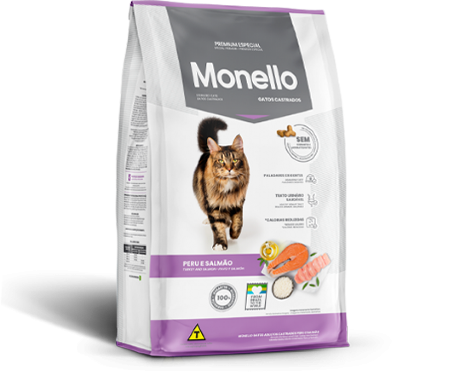 Monello Adult Cat Sterilized Turkey and Salmon 1kg