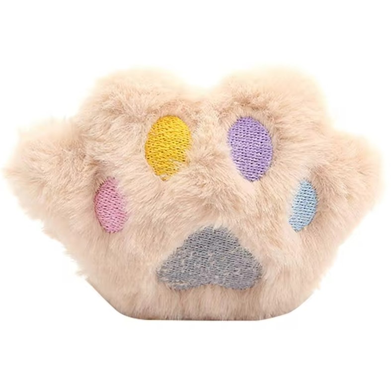 Wild Catz Pawz Plush Catnip Cat Toy with Multicolours 8 x 10cm