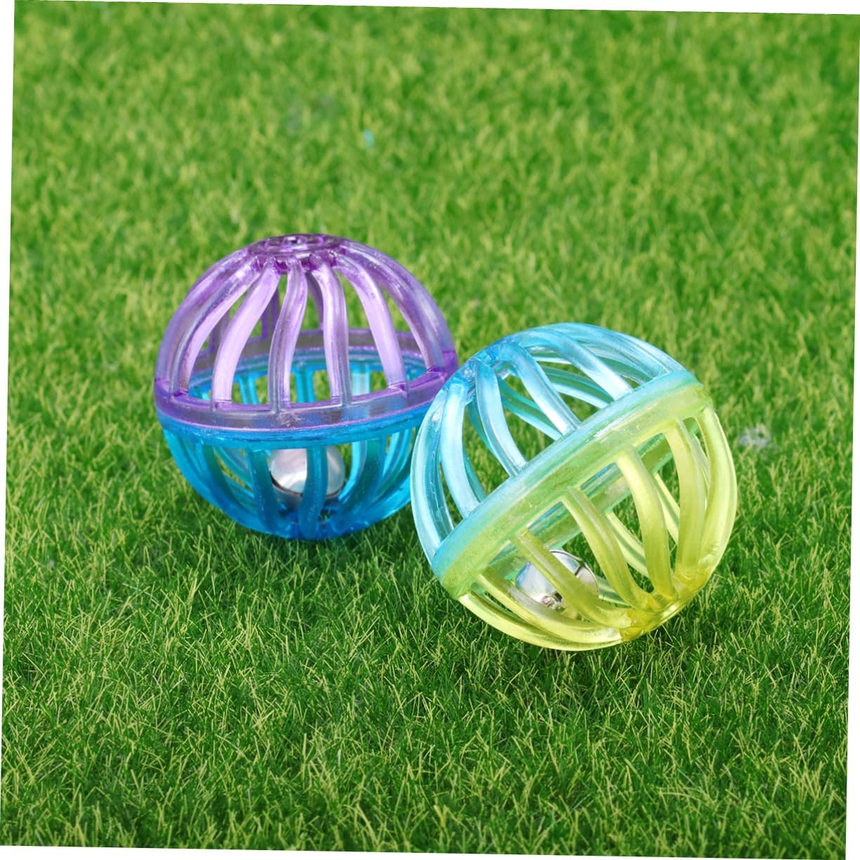 Wild Catz Rolling Ball Cat Toy - 3.8cm Set of 2