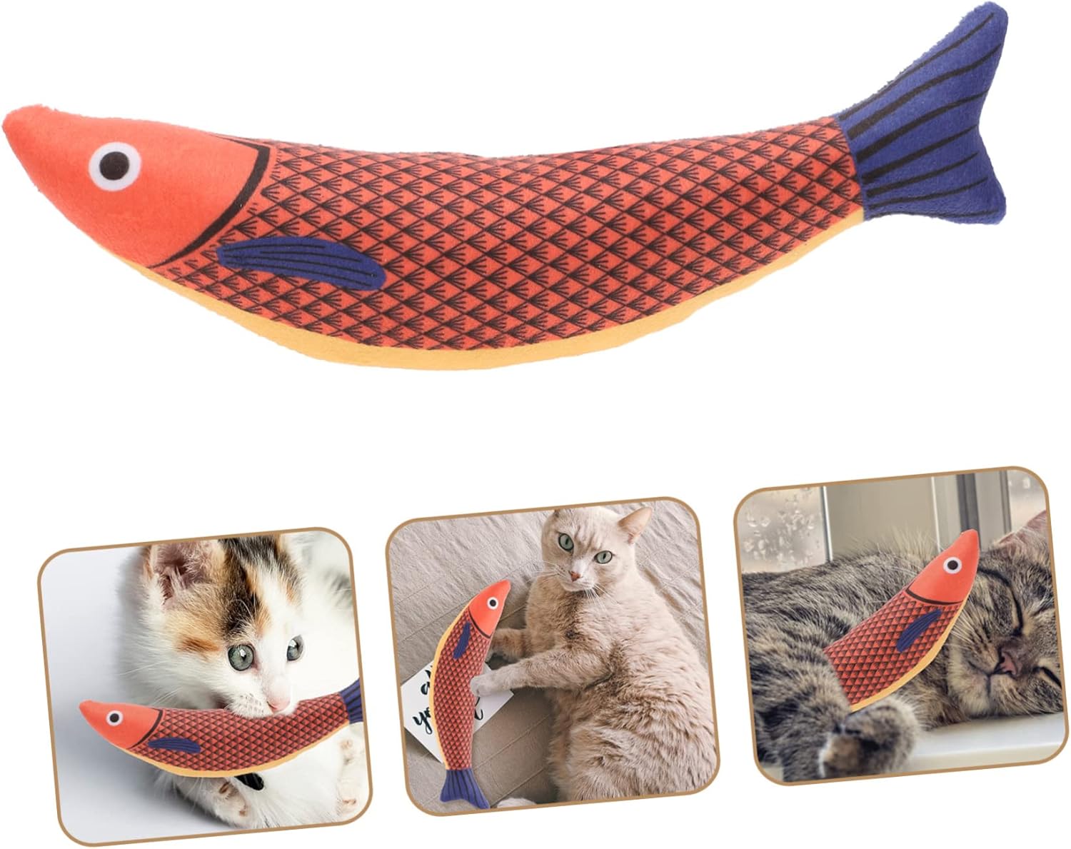 Wild Catz Mrs Splash Plush Cat Toy - 20 x 8cm, 28g