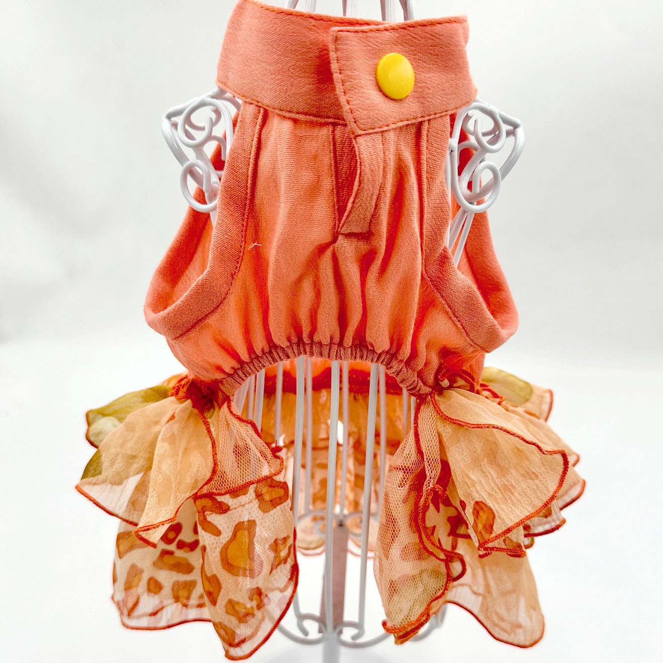 Coco Pets PEACH RUFFLES Dress- XSM