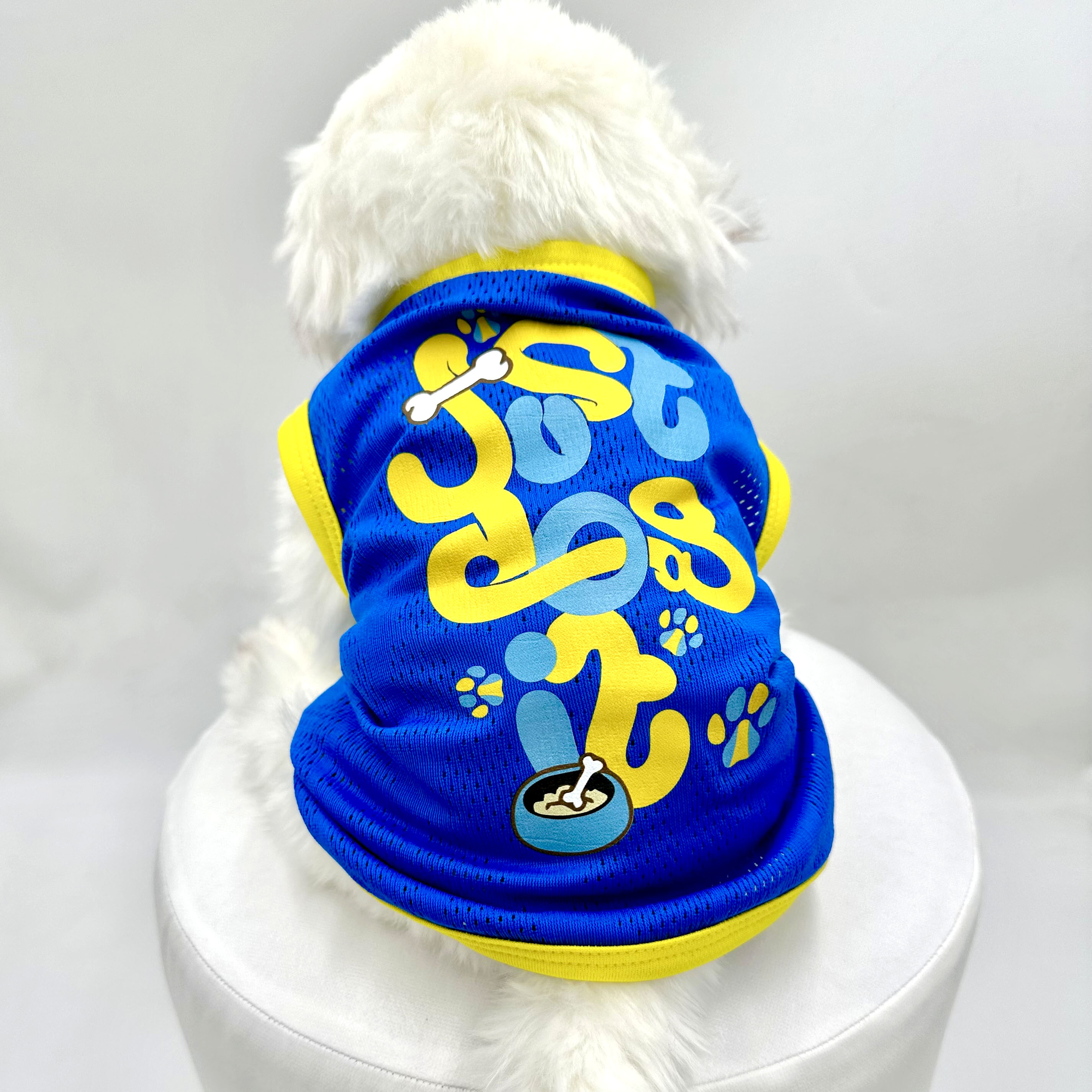 Coco Pets Just Do It! Blue & Yellow V3 Jersey- XSM