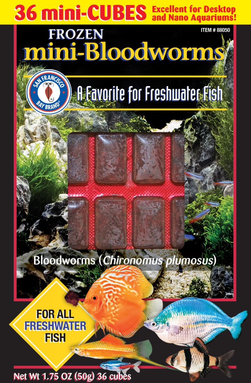 San Fransisco Bay Brand Bloodworms For Mini Cube  50g