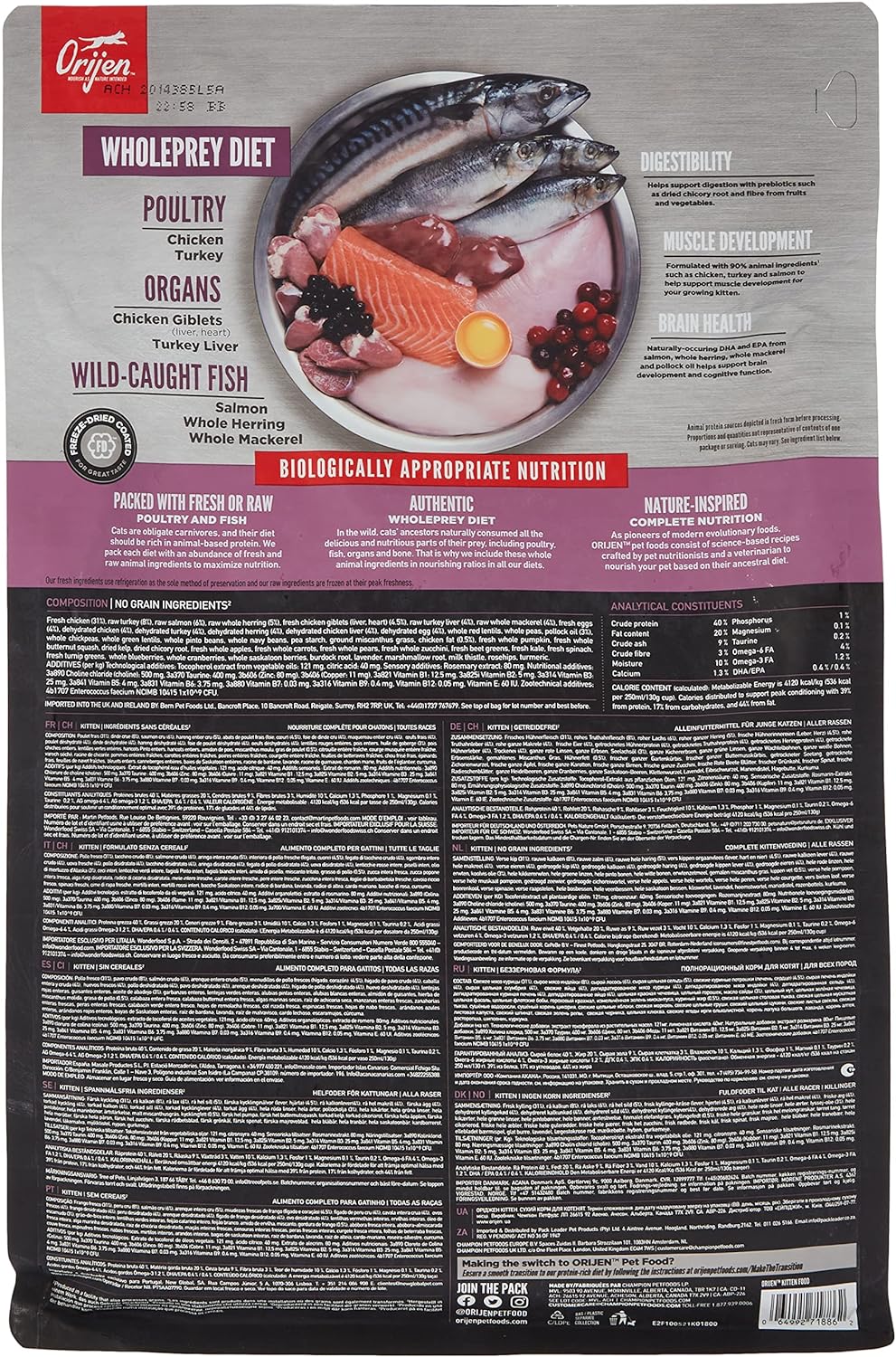 Orijen Kitten Dry Food 1.8Kg