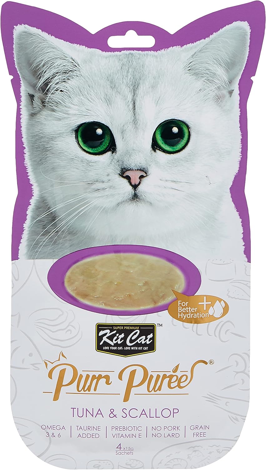 Kit Cat Puree Tuna & Scallop 15g