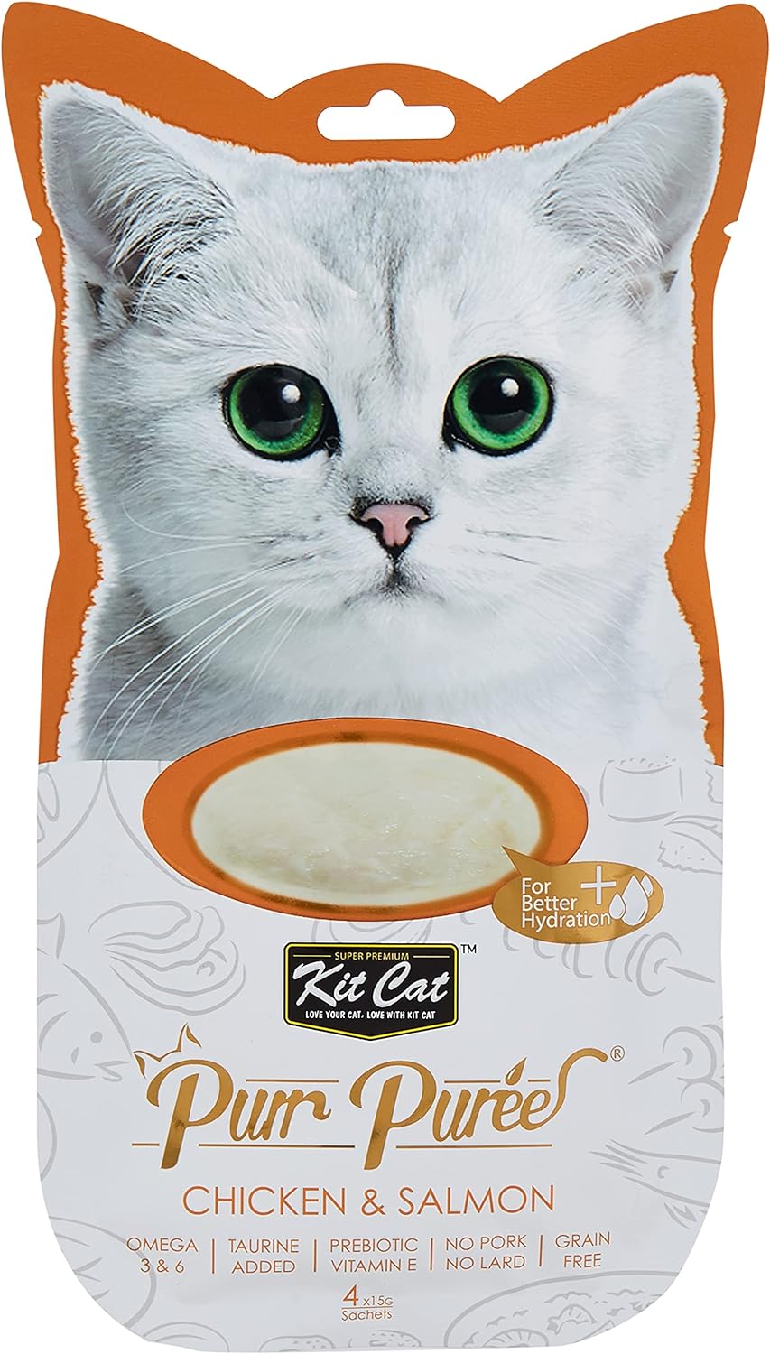 Kit Cat Puree Chicken & Salmon 15g