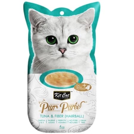 Kit Cat - Purr Puree Tuna & Fiber "Hairball" 15g