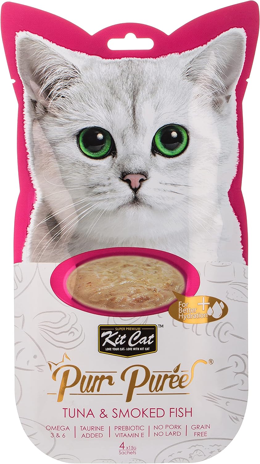 Kit Cat Puree Tuna & Smoked Fish 15g