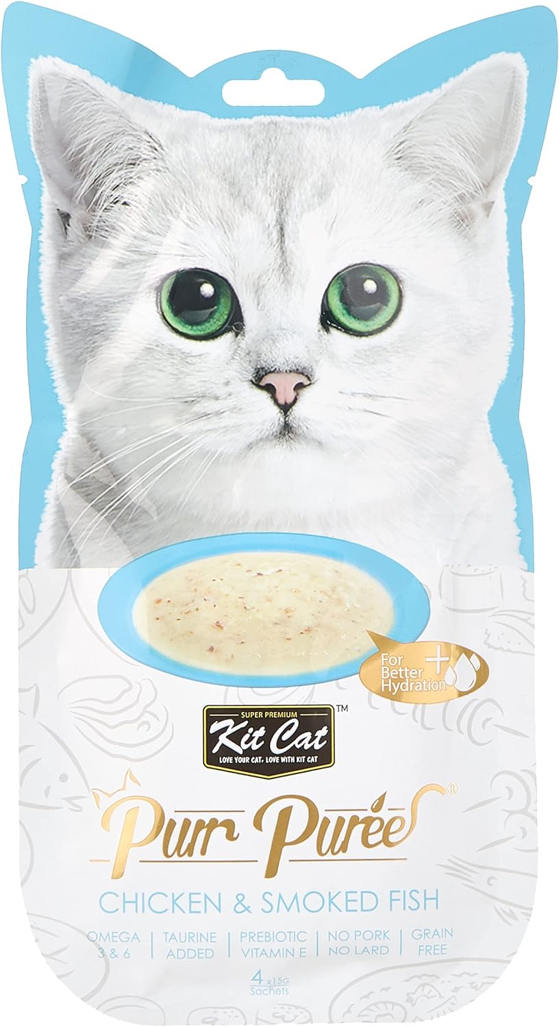 Kit Cat Puree Chicken & Smoked Fish 15g