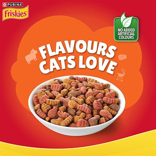 Purina Friskies Meaty Grill Cat Dry Food 1Kg