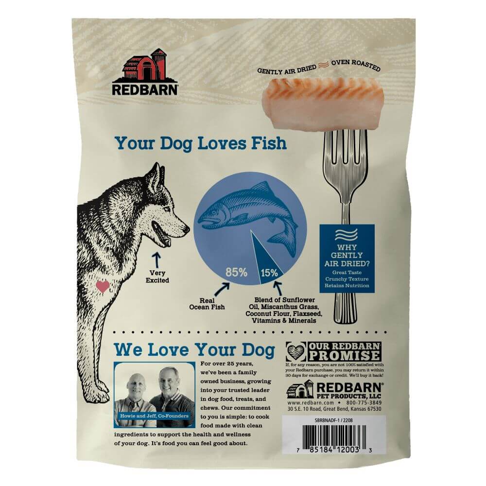 RedBarn Dog Air Dried GF Fish Recipe 2lb (1KG)