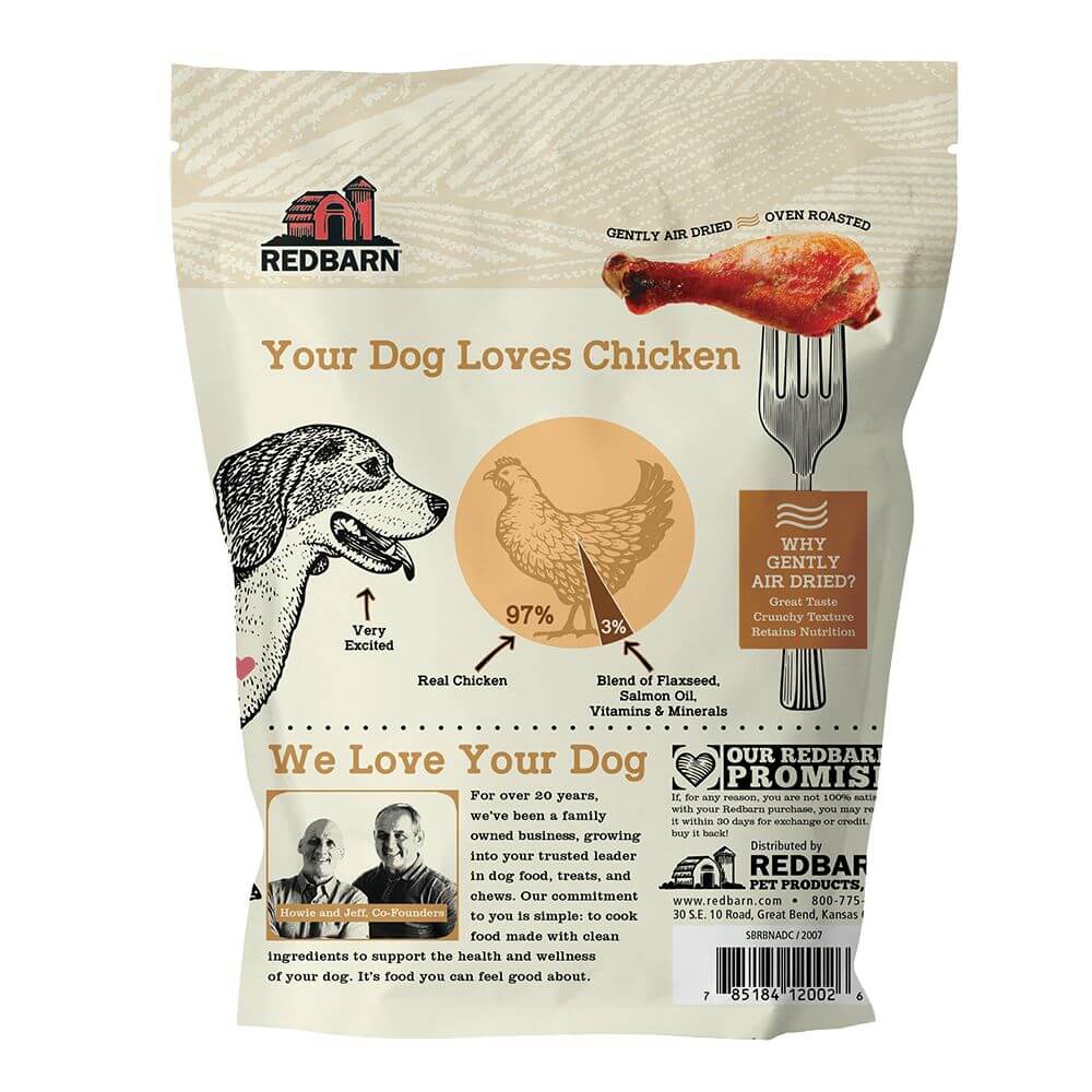 RedBarn Dog Air Dried GF Chicken Recipe 2lb (1KG)