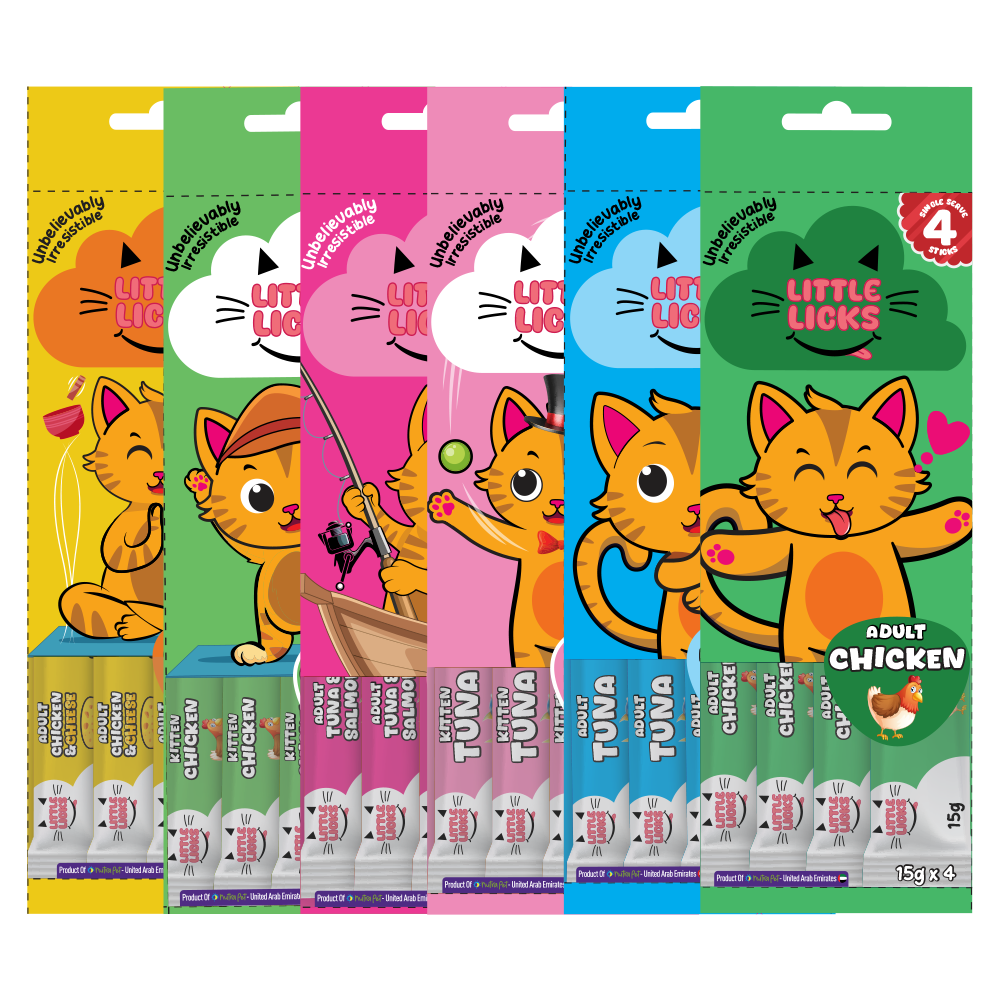 Smudges Little Licks Tuna Creamy Bisque Treats for Adult Cat 4 x 15g