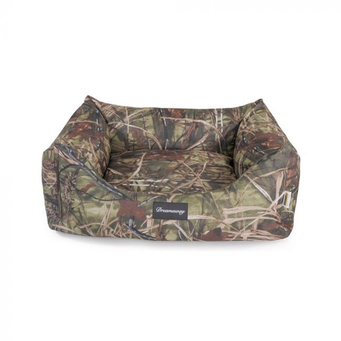 Fabotex Boston Sofa Pet Bed - Camouflage - 80L x 67W x 22H cm