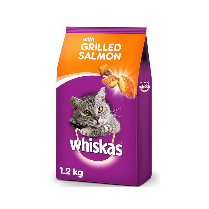 Whiskas Adult Grilled Salmon Steak Flavour 1.2Kg