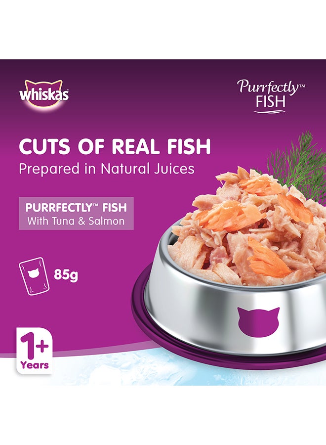 Whiskas Purrfectly Tuna&Salmon 85g