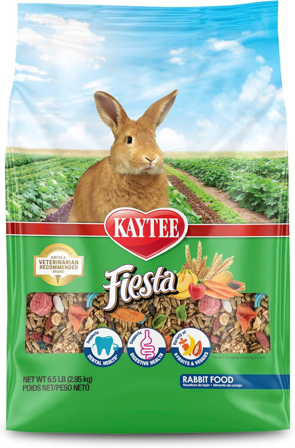 Kaytee KT Fiesta Rabbit Food 6/6.5LB/3kgs
