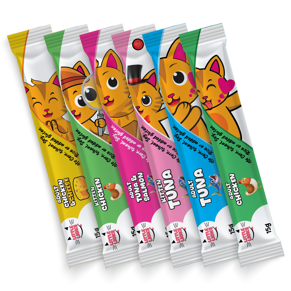 Smudges Little Licks Tuna Creamy Bisque Treats for Kitten Cat 1 x 15g