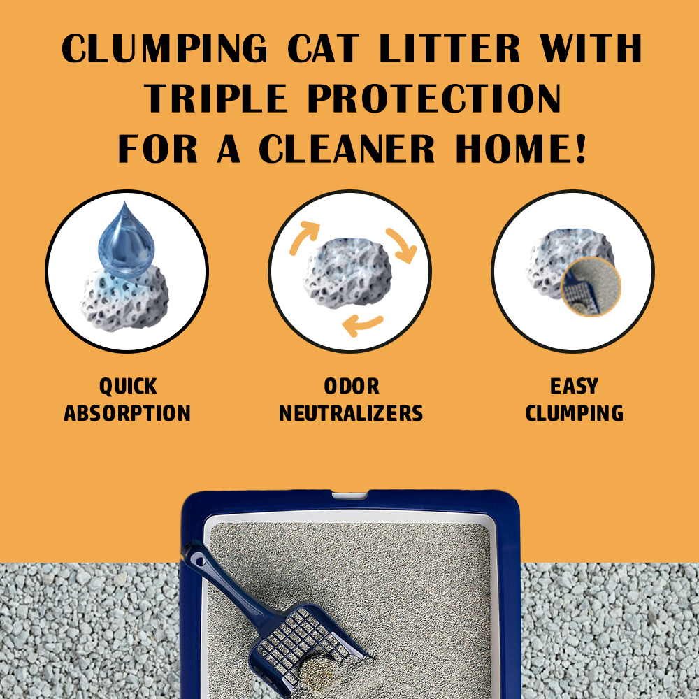 Smudges Eco cat Bentonite Clumping Cat Litter 20 Kgs- Coffee Scented