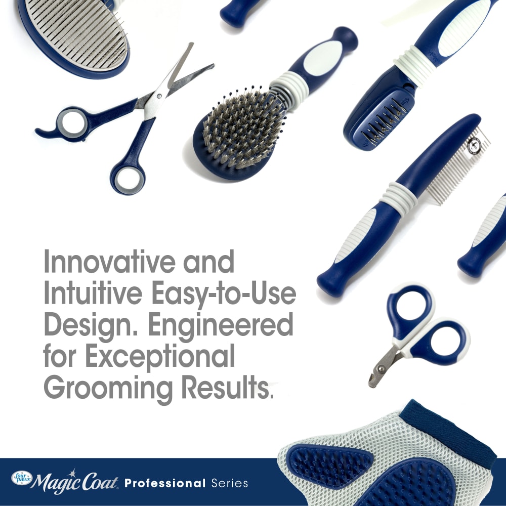 Four Paws Magic Coat Professional Series 2-In-1 Quick Shed Dematter Tool  One Size