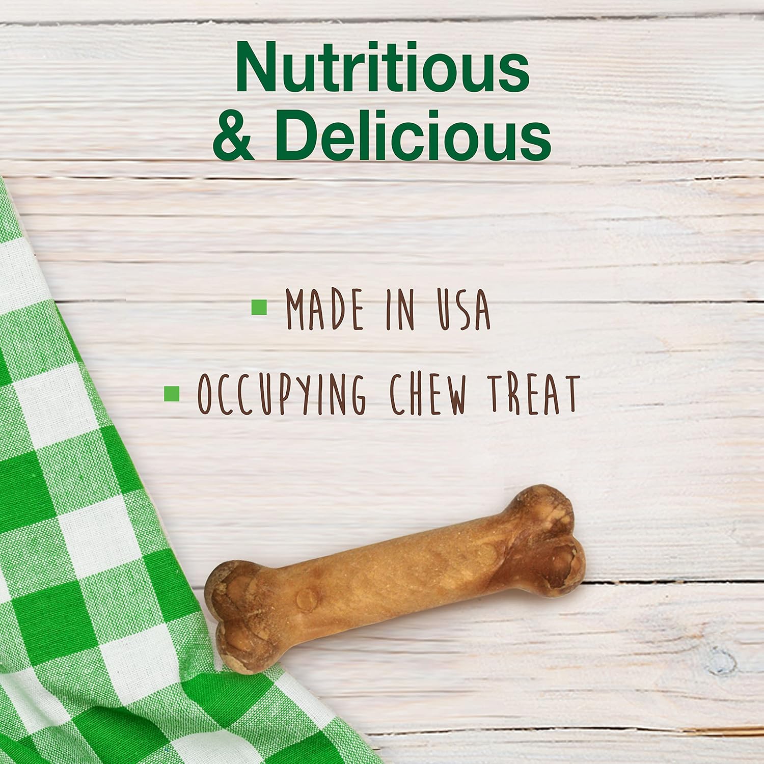 Nylabone Healthy Edibles Puppy Lamb & Apple 4Ct Card  Petite Edible Treats