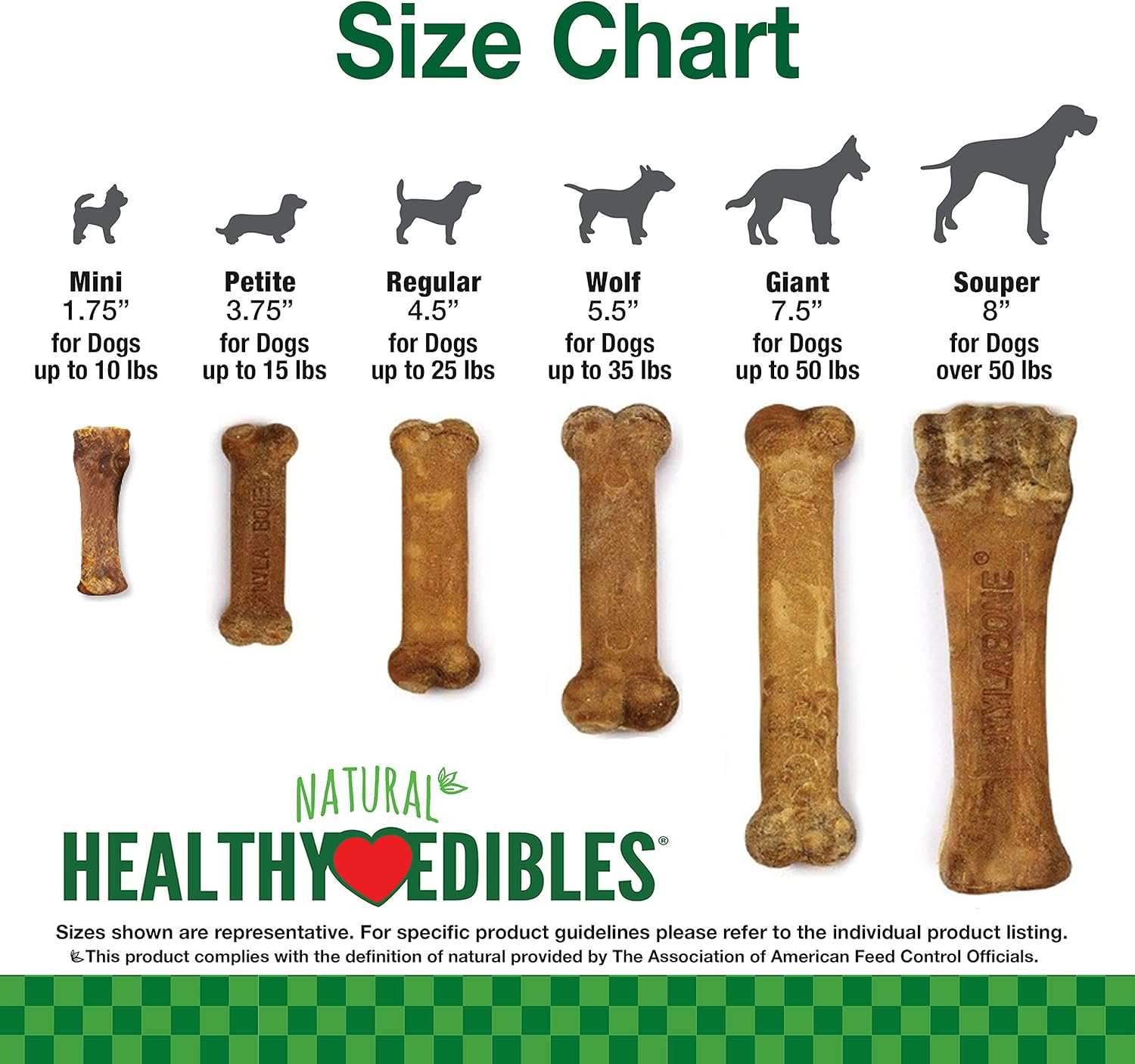 Nylabone Healthy Edibles Puppy Lamb & Apple 4Ct Card  Petite Edible Treats