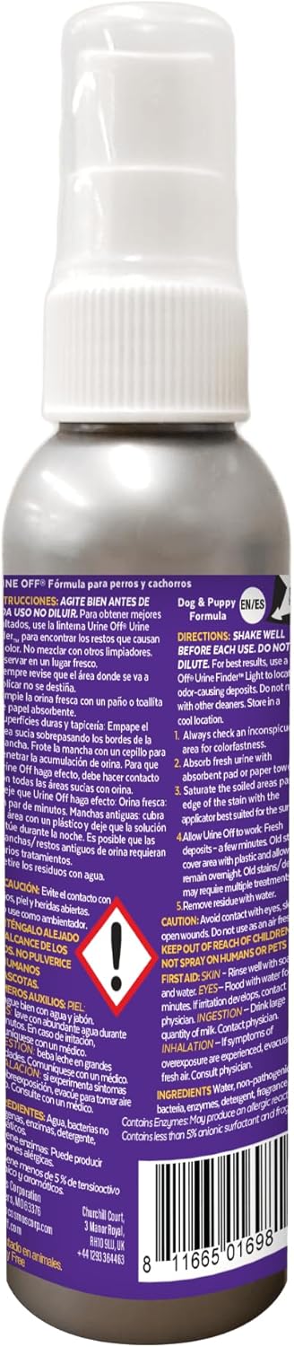 Urine OFF Dog & Puppy Travel Size, 4oz