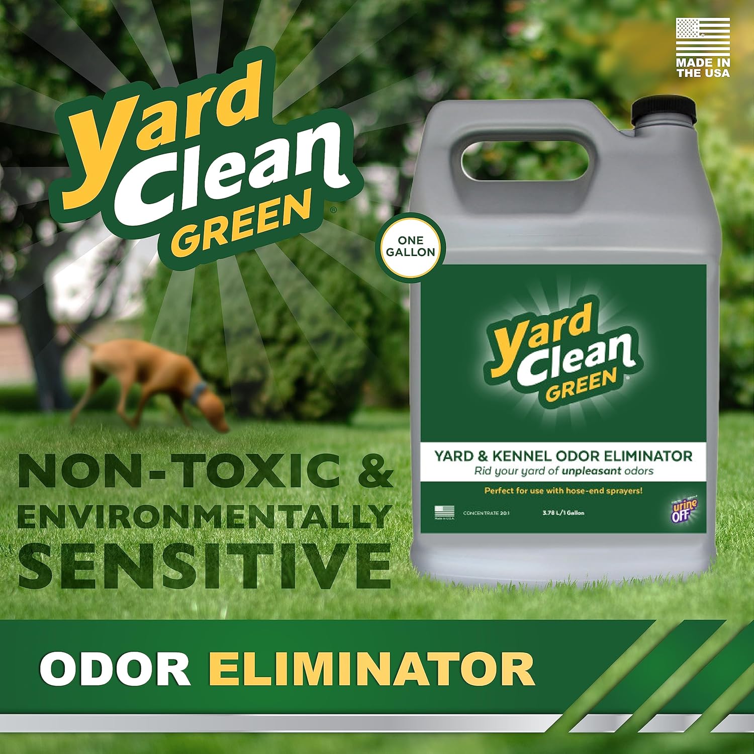 Urine OFF Yard Clean Green Refill for Dogs, 1 gallon