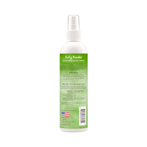 TropiClean Baby Powder Deodorizing Spray for Pets, 8oz