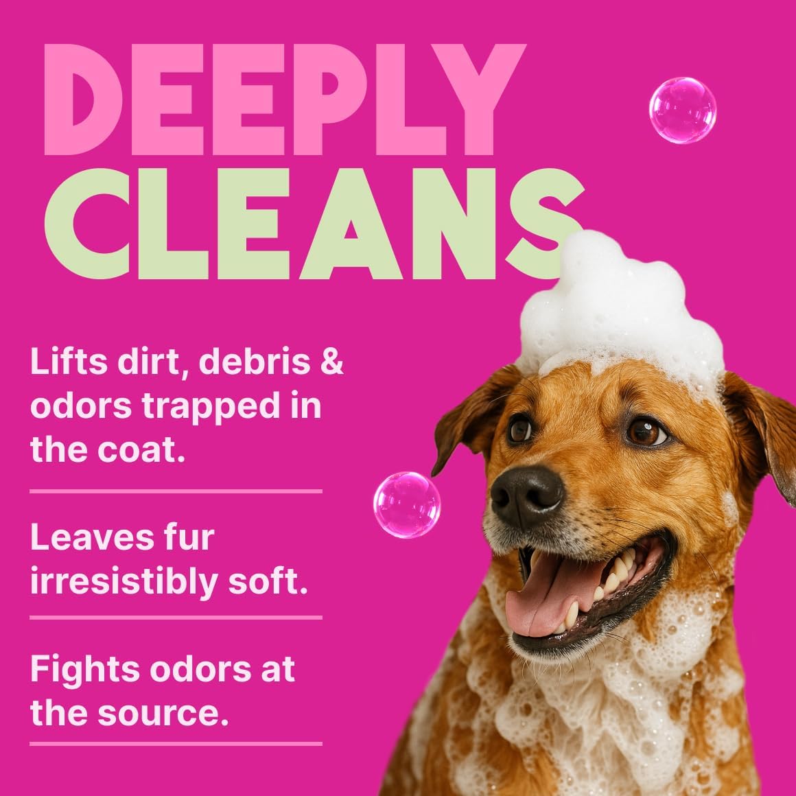 TropiClean Rosewater Deep Cleansing Shampoo for Pets, 20oz