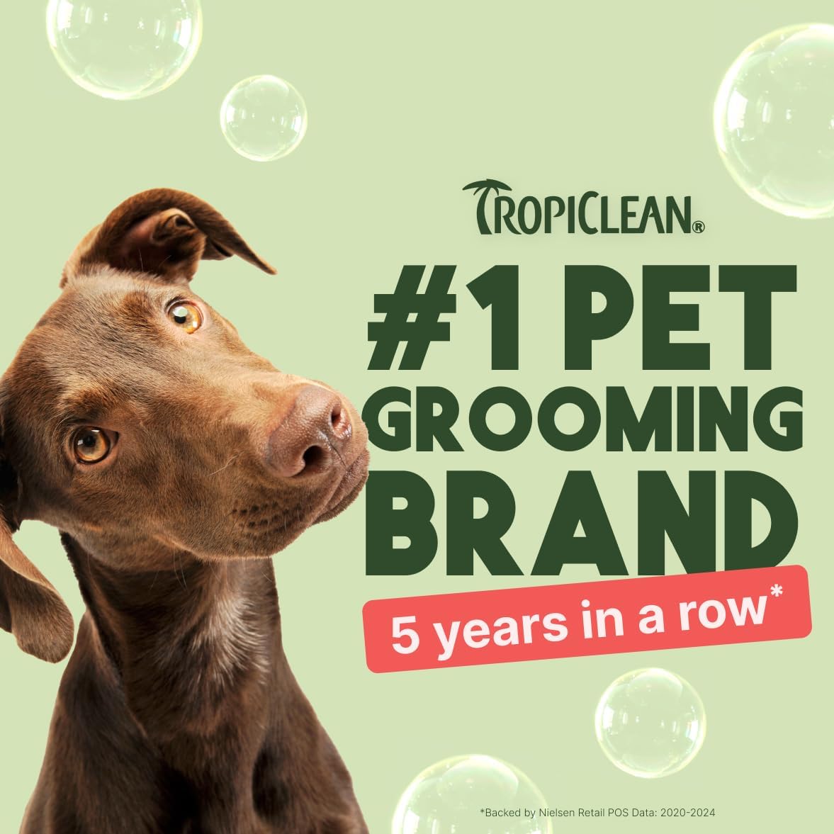 TropiClean Watermelon Refreshing 2-in-1 Pet Shampoo & Conditioner