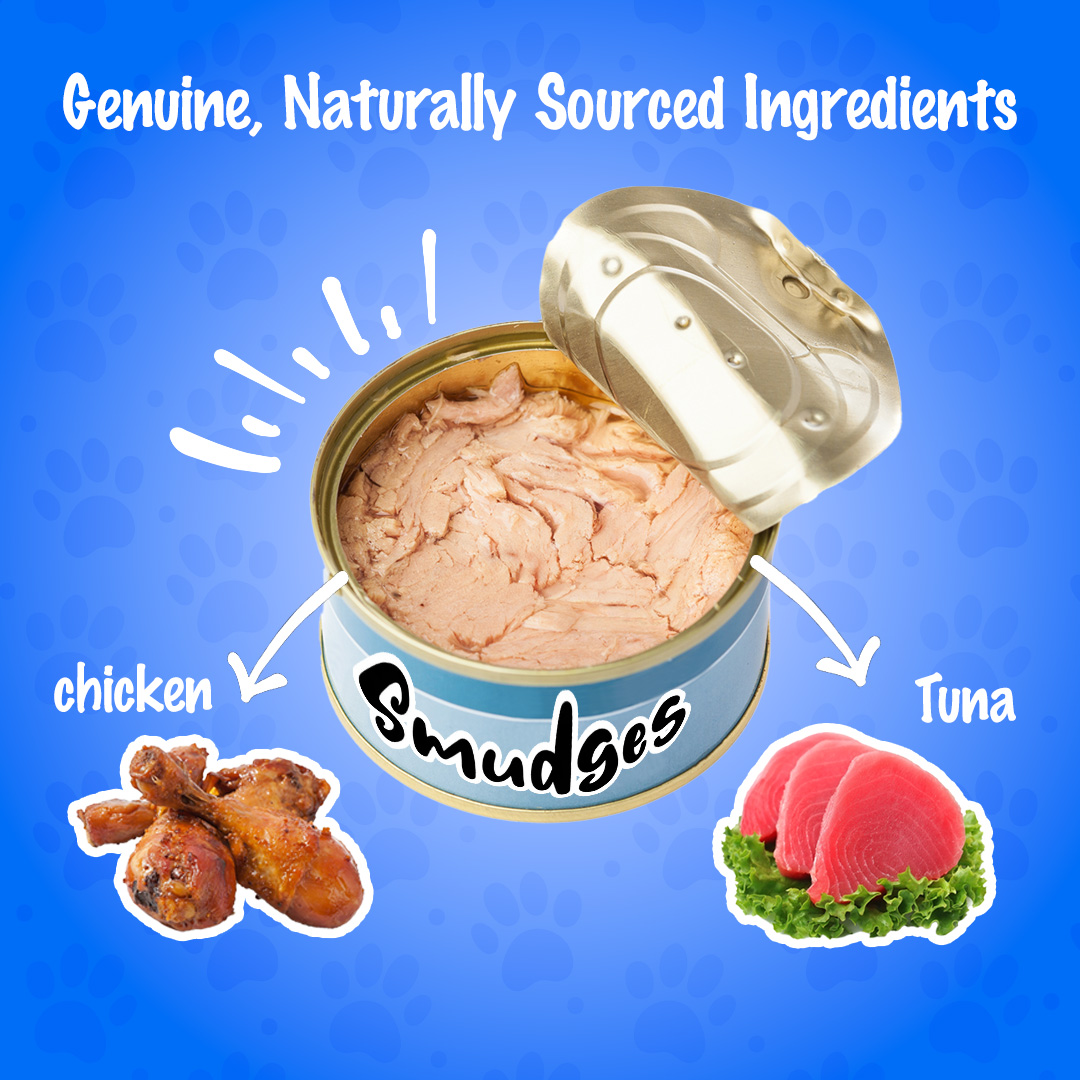 Smudges Adult Cat Tuna with Crabsticks in Gravy 80g Pack of 12