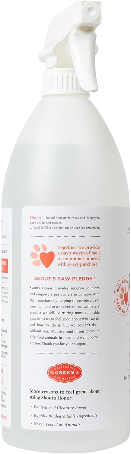 Skouts Honor Stain & Odor Severe Mess Advanced Formula DOG  1 Liter Pet Essentials