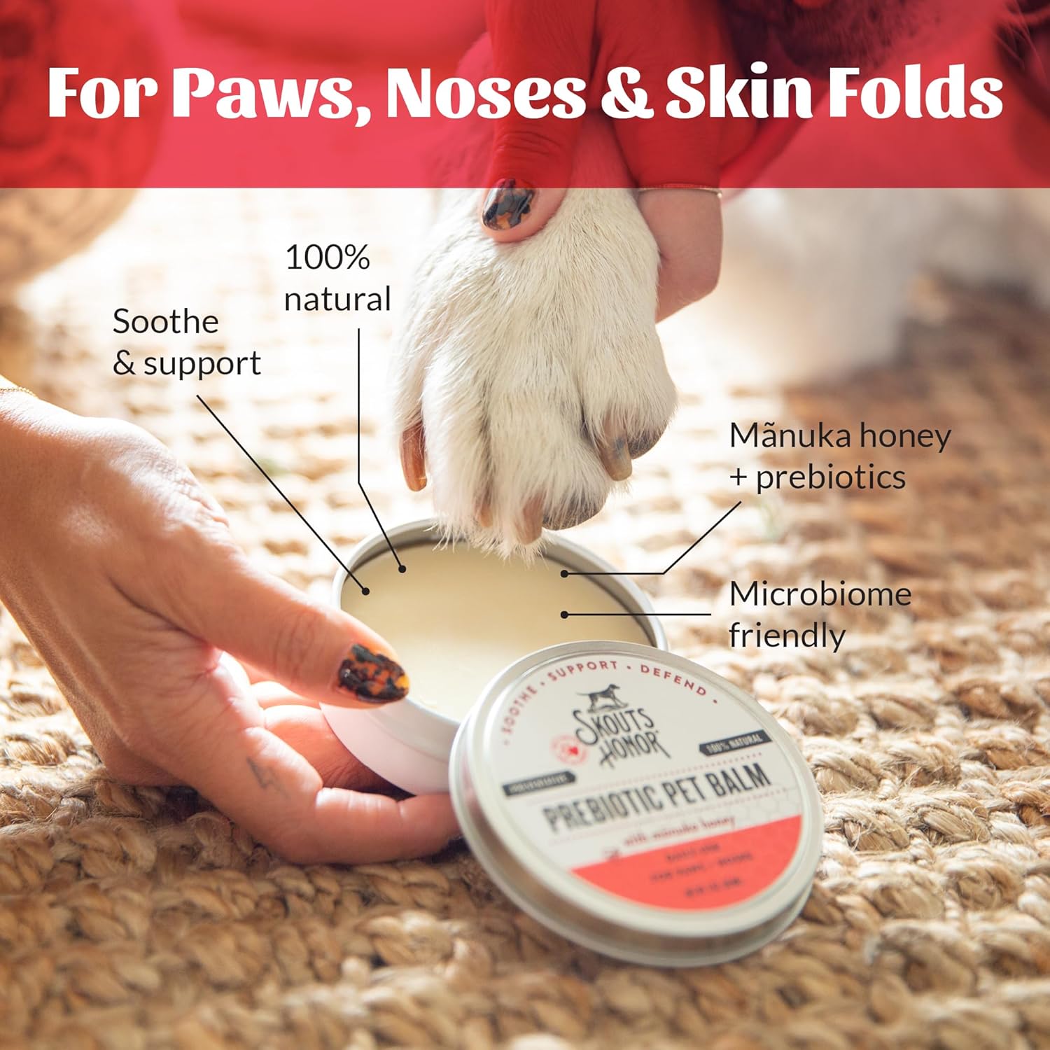 Skouts Honor Prebiotic Pet Balm  60Ml/2OZ Pet Essentials & Wellness