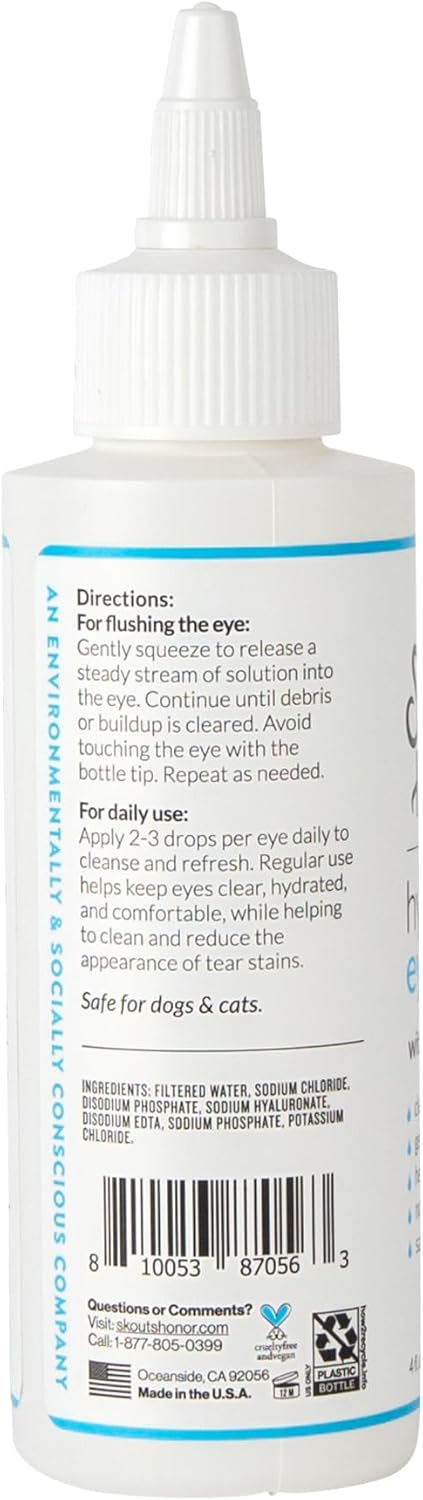 Skouts Honor Hydroclear Eye Wash 4oz  120Ml/4Oz Pet Essentials & Wellness