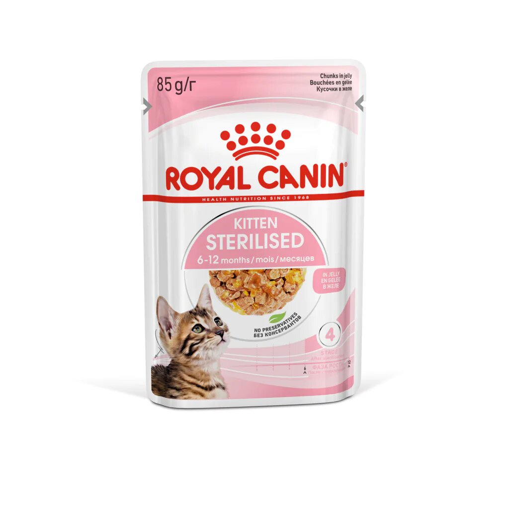 Feline Health Nutrition Kitten Sterilised Jelly (WET FOOD - Pouch) 85g